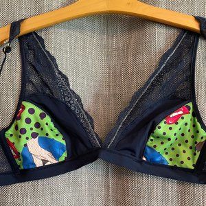 NWOT Naja Adriana bralette Navy